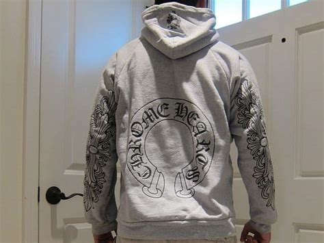 chrome heart hoodie replica|chrome hearts silver glitter hoodie.